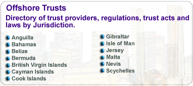 offshore trusts providers and trust services