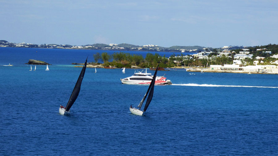 Sailboats in Bermuda