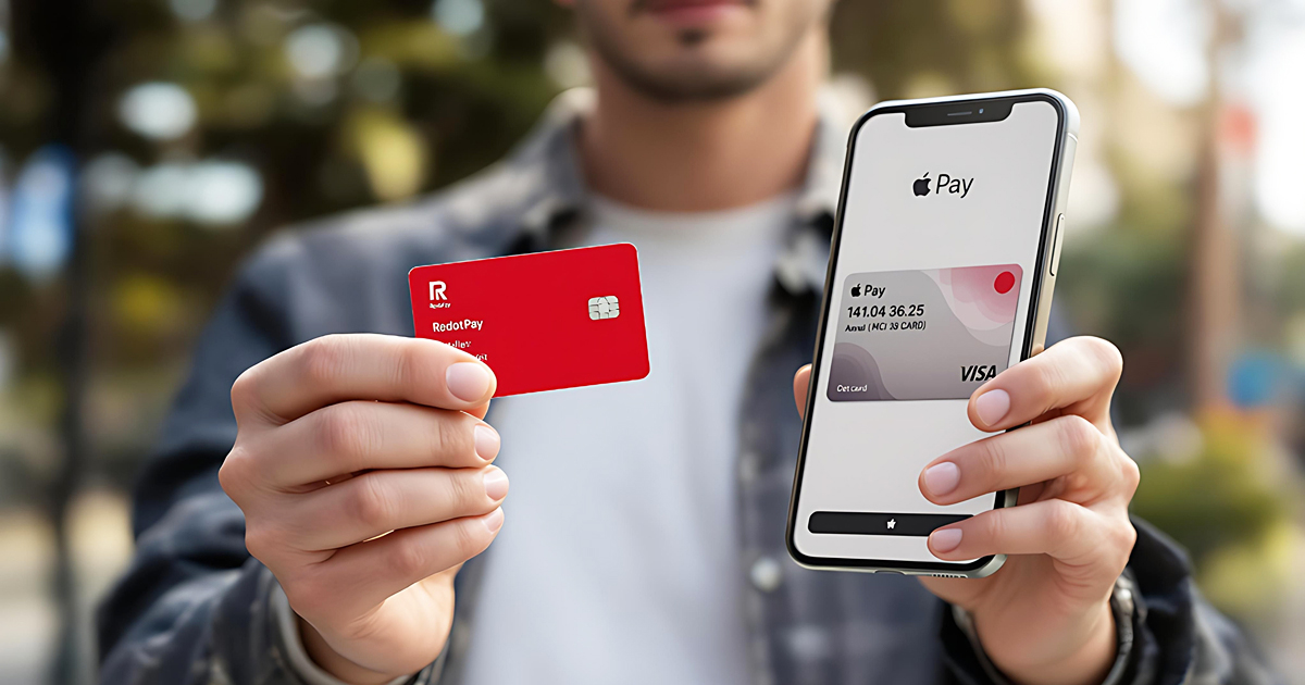 Add Redotpay card to Apple Pay